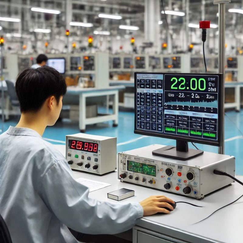 Battery Capacity Test: Use charging and discharging tests to verify the battery’s capacity matches the specifications. and Battery Life Test: Simulate typical usage to assess battery life, ensuring it meets expected performance under normal conditions.